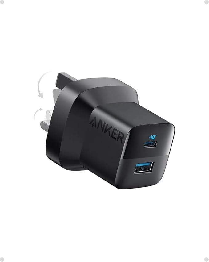 Anker 323 Mobile Charger / USB-C to USB-C /  33W / PD / B2331K11- Black